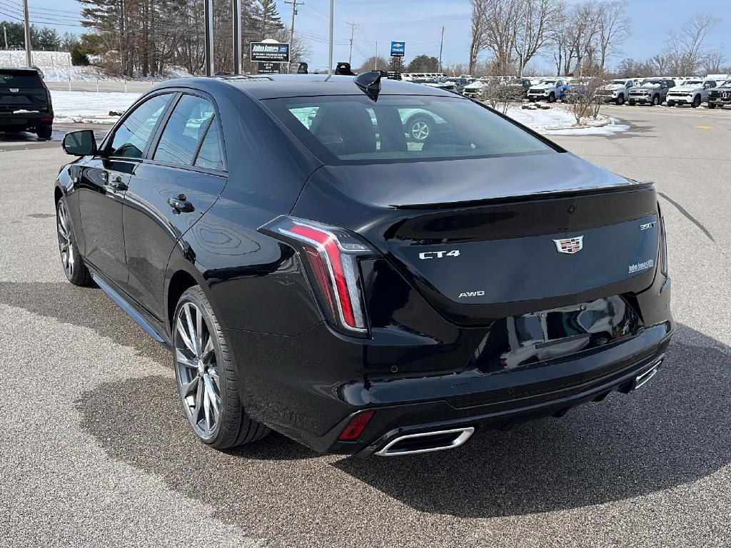 new 2025 Cadillac CT4 car, priced at $50,465