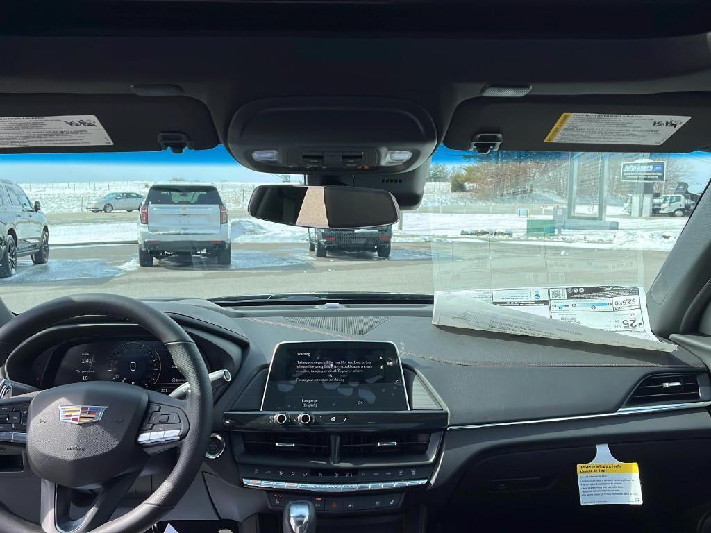 new 2025 Cadillac CT4 car, priced at $50,465