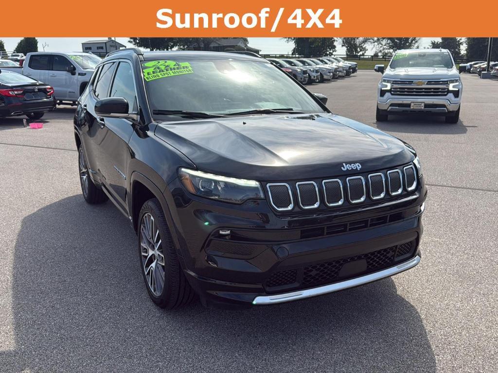 used 2022 Jeep Compass car, priced at $22,445