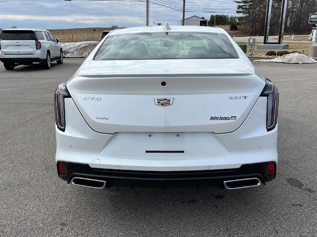 new 2025 Cadillac CT4 car, priced at $52,185
