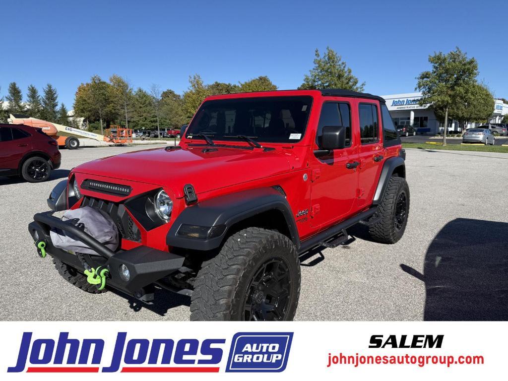 used 2018 Jeep Wrangler Unlimited car, priced at $31,995