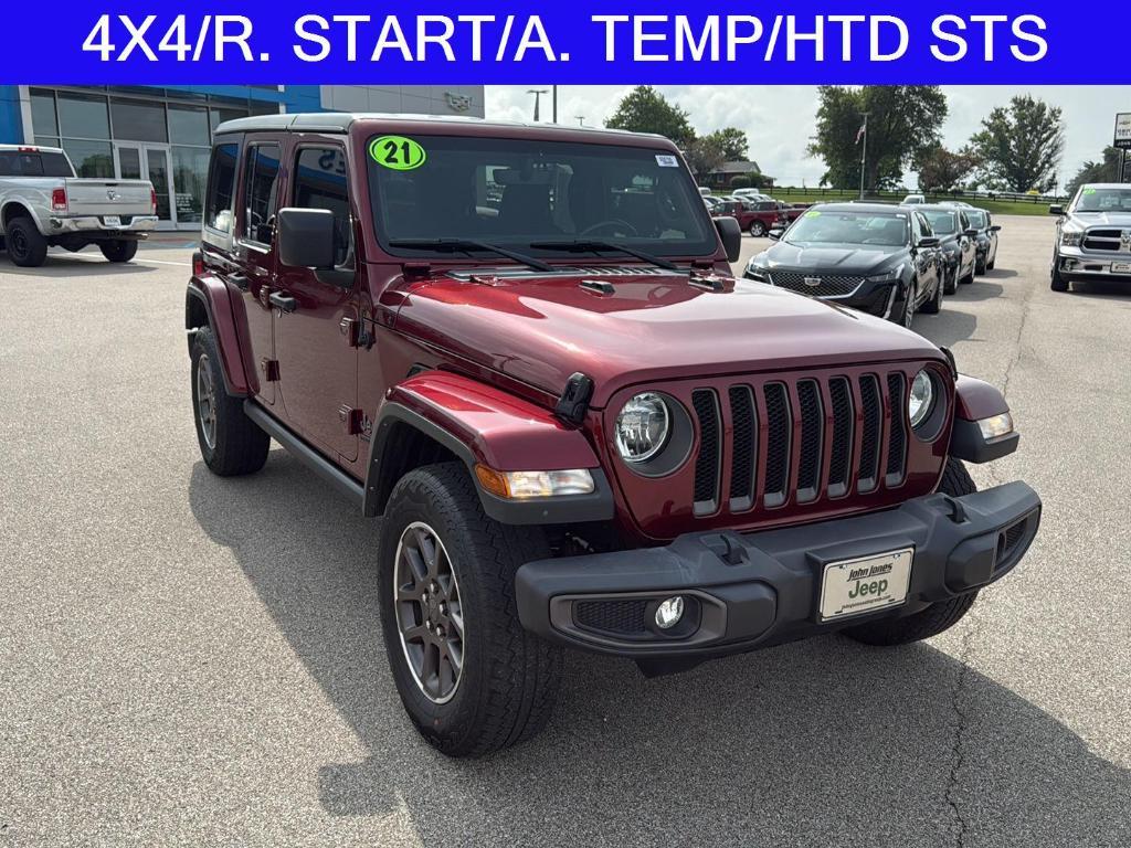 used 2021 Jeep Wrangler Unlimited car, priced at $28,745