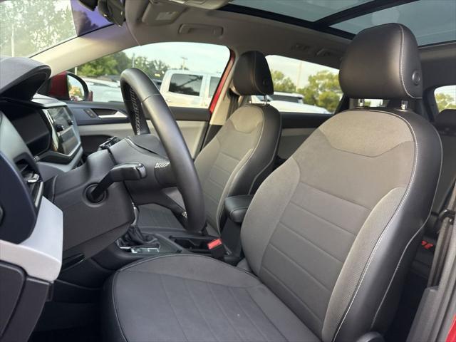 used 2022 Volkswagen Taos car, priced at $20,000