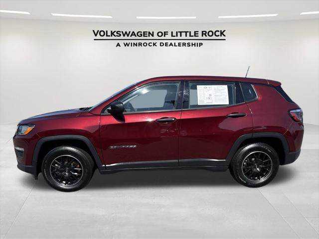 used 2021 Jeep Compass car, priced at $12,000