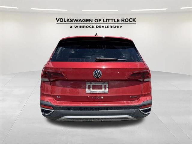 used 2023 Volkswagen Taos car, priced at $21,250