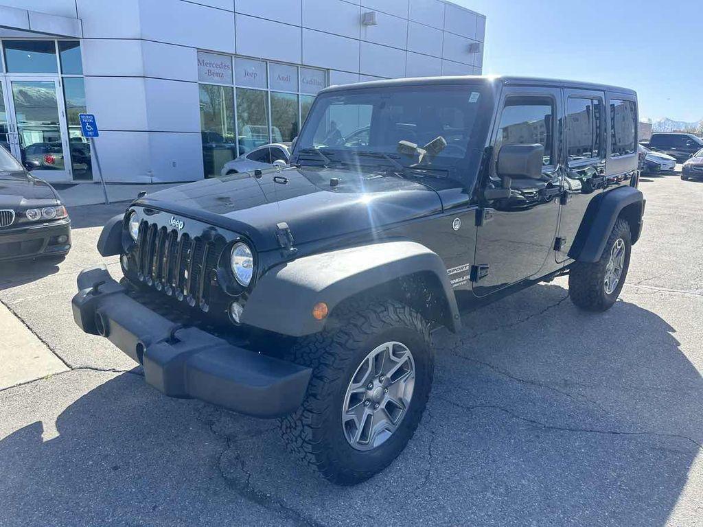 used 2016 Jeep Wrangler Unlimited car, priced at $16,910