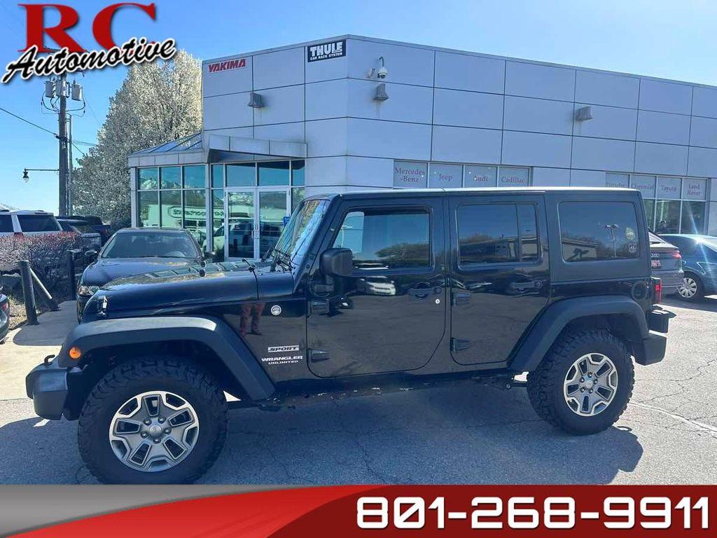 used 2016 Jeep Wrangler Unlimited car, priced at $16,910