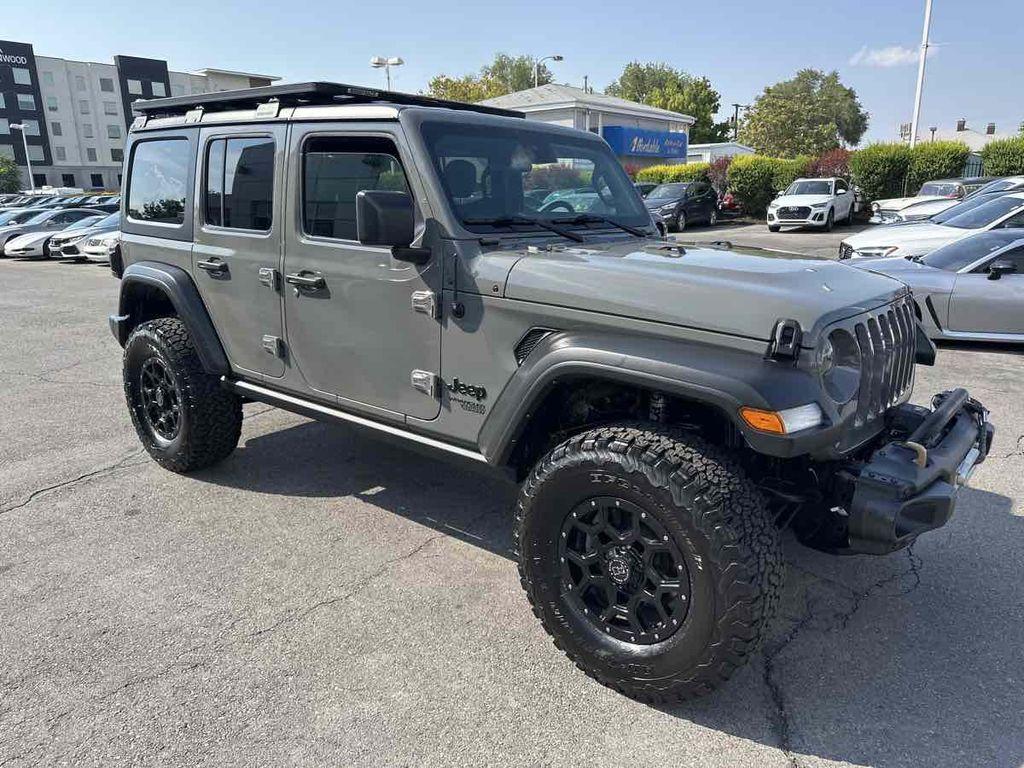 used 2021 Jeep Wrangler Unlimited car, priced at $31,910