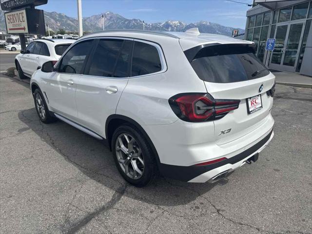 used 2022 BMW X3 car, priced at $33,910