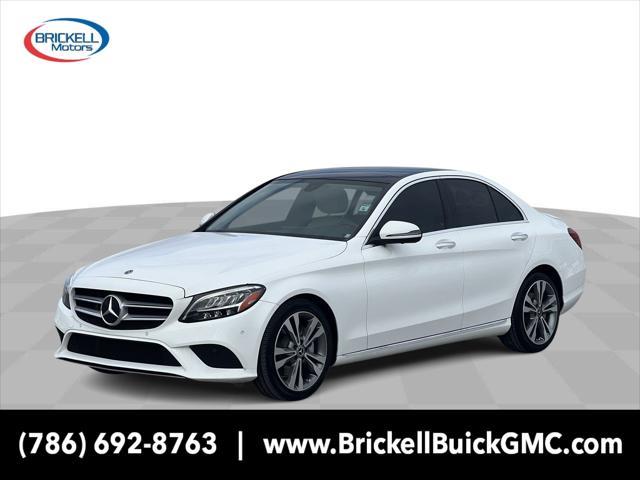 used 2021 Mercedes-Benz C-Class car, priced at $25,300