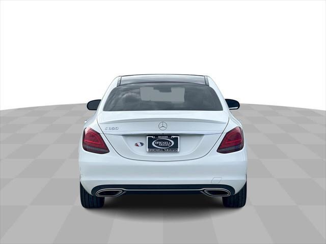 used 2021 Mercedes-Benz C-Class car, priced at $25,300