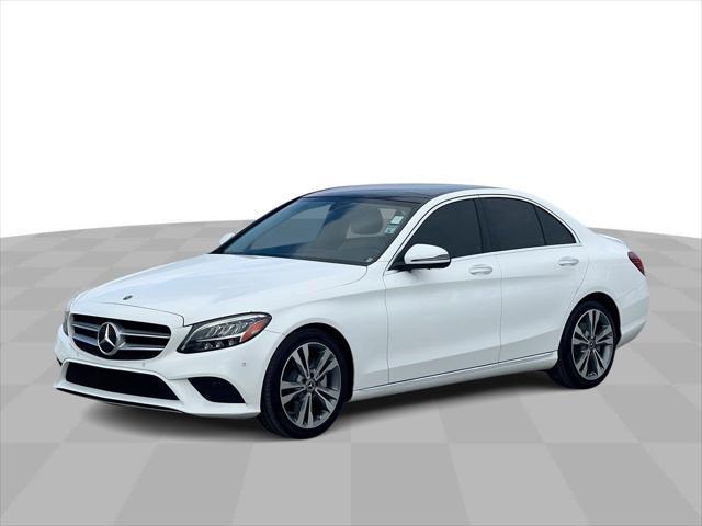 used 2021 Mercedes-Benz C-Class car, priced at $25,300