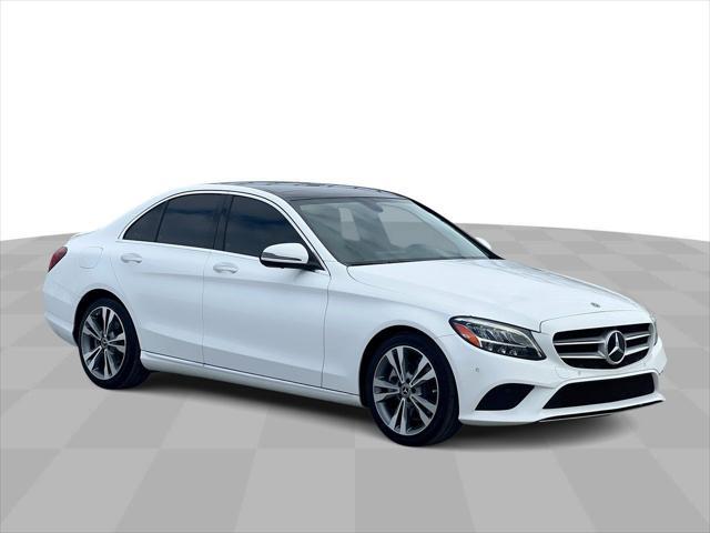 used 2021 Mercedes-Benz C-Class car, priced at $25,300