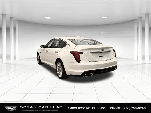 new 2025 Cadillac CT5 car, priced at $50,440