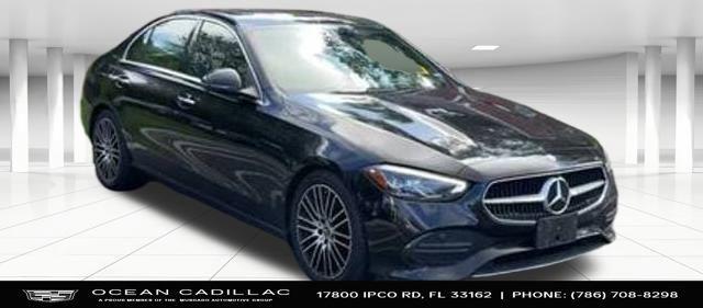 used 2022 Mercedes-Benz C-Class car, priced at $34,000