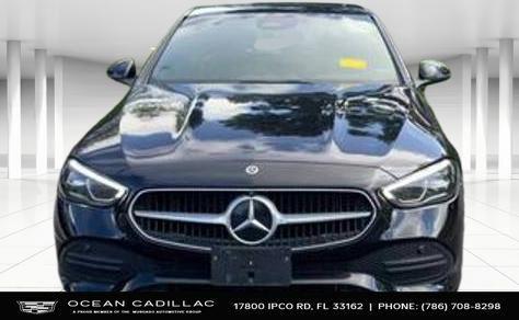 used 2022 Mercedes-Benz C-Class car, priced at $34,000