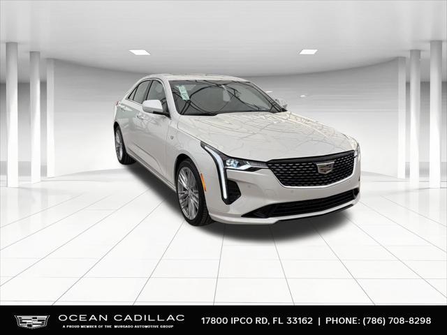 new 2025 Cadillac CT4 car, priced at $48,260