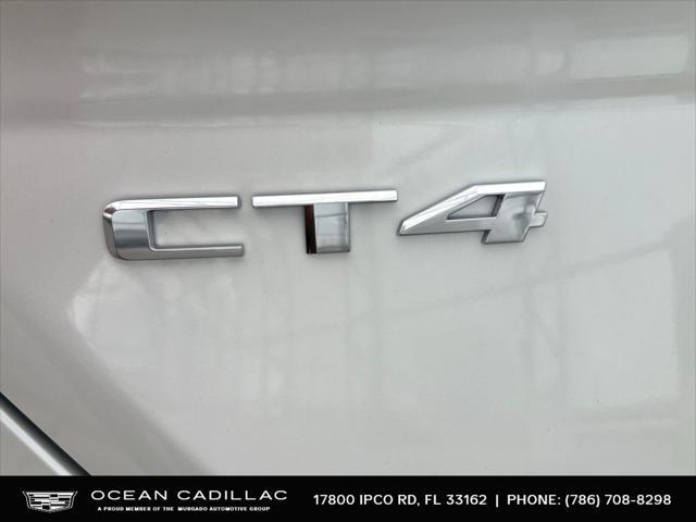 new 2025 Cadillac CT4 car, priced at $48,260