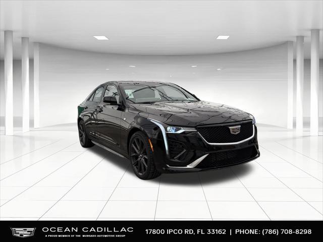 new 2025 Cadillac CT4 car, priced at $42,090