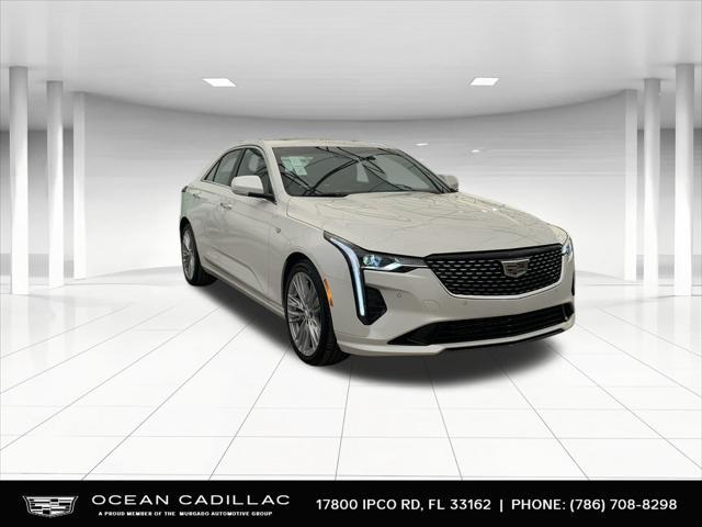 new 2025 Cadillac CT4 car, priced at $49,260