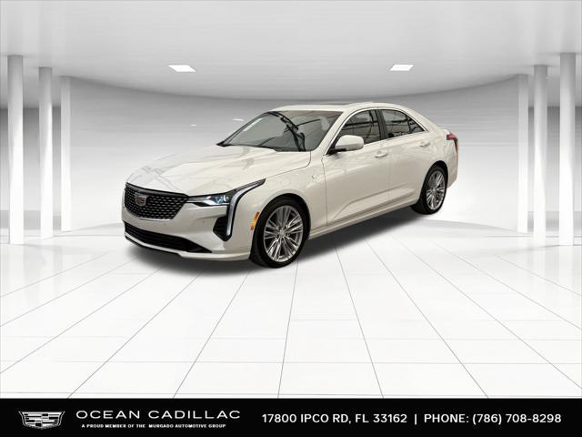 new 2025 Cadillac CT4 car, priced at $48,260