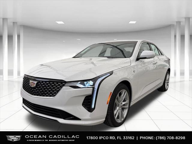 new 2025 Cadillac CT4 car, priced at $35,390