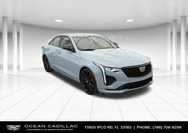 new 2025 Cadillac CT4-V car, priced at $52,955