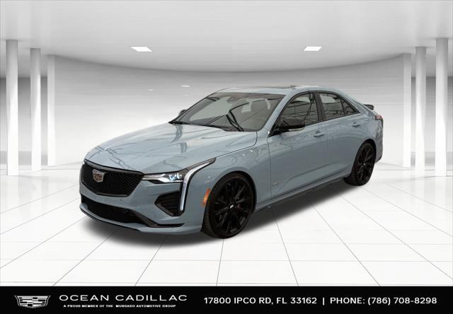 new 2025 Cadillac CT4-V car, priced at $53,955