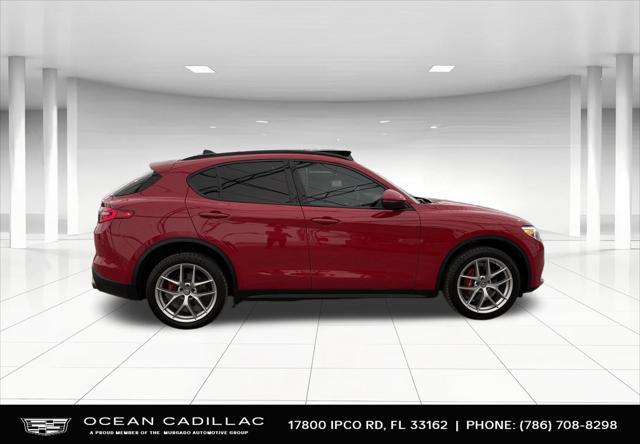 used 2018 Alfa Romeo Stelvio car, priced at $14,000