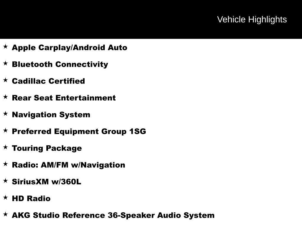 used 2024 Cadillac Escalade ESV car, priced at $88,790