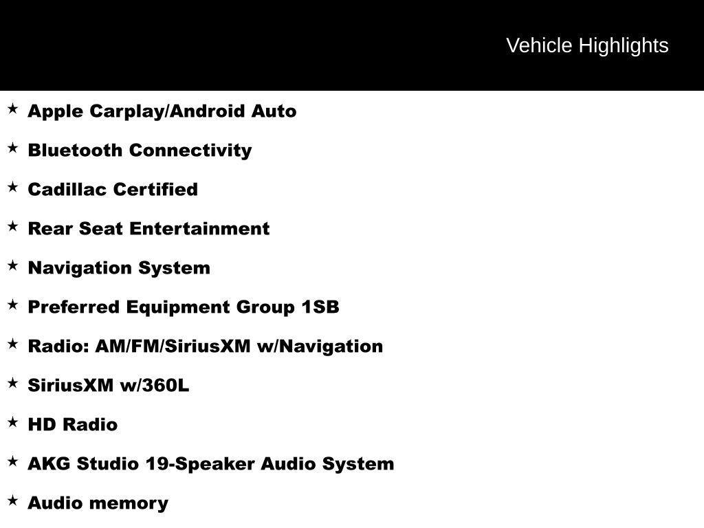 used 2022 Cadillac Escalade car, priced at $59,555