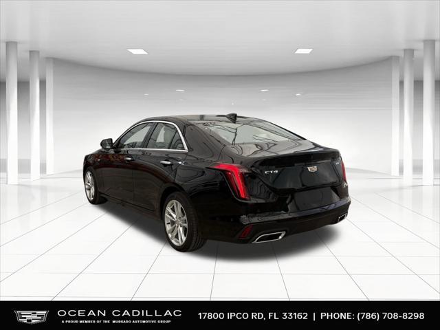 new 2025 Cadillac CT4 car, priced at $35,390