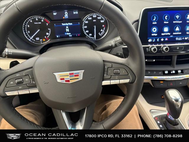 new 2025 Cadillac CT4 car, priced at $35,390