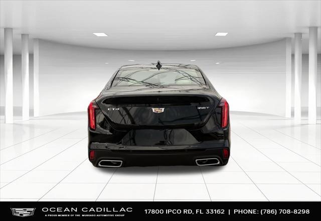 new 2025 Cadillac CT4 car, priced at $35,390