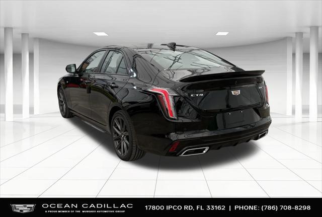 new 2025 Cadillac CT4 car, priced at $44,735