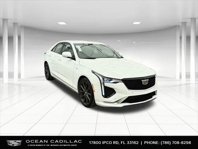 new 2025 Cadillac CT4 car, priced at $42,090