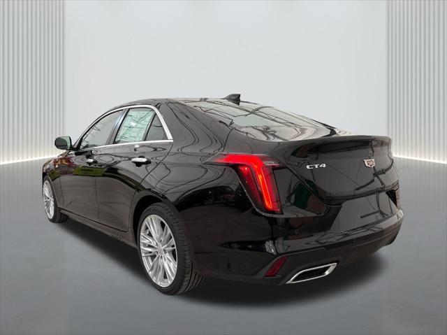 new 2025 Cadillac CT4 car, priced at $46,535