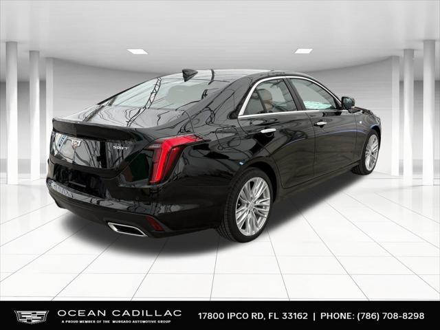 new 2025 Cadillac CT4 car, priced at $47,035