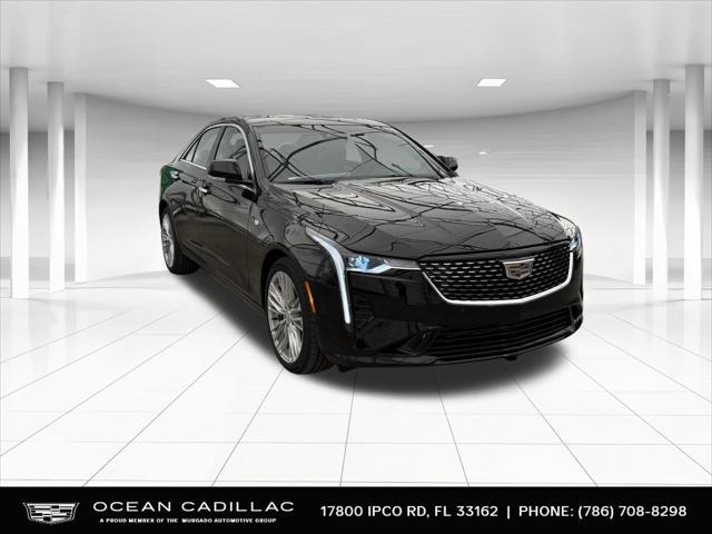 new 2025 Cadillac CT4 car, priced at $47,035