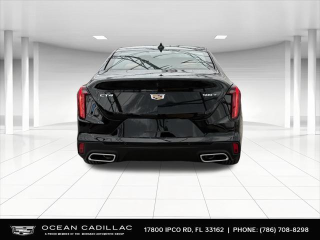 new 2025 Cadillac CT4 car, priced at $47,035