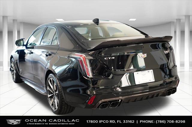 new 2025 Cadillac CT4 car, priced at $80,535