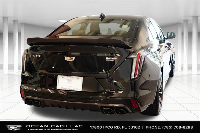 new 2025 Cadillac CT4 car, priced at $80,535