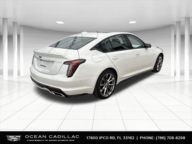 new 2025 Cadillac CT5 car, priced at $51,665