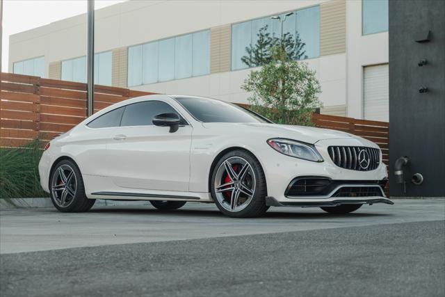 used 2021 Mercedes-Benz AMG C 63 car, priced at $65,000