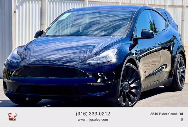 used 2022 Tesla Model Y car, priced at $33,495