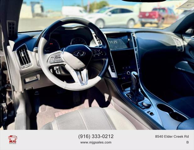 used 2022 INFINITI Q60 car, priced at $23,499