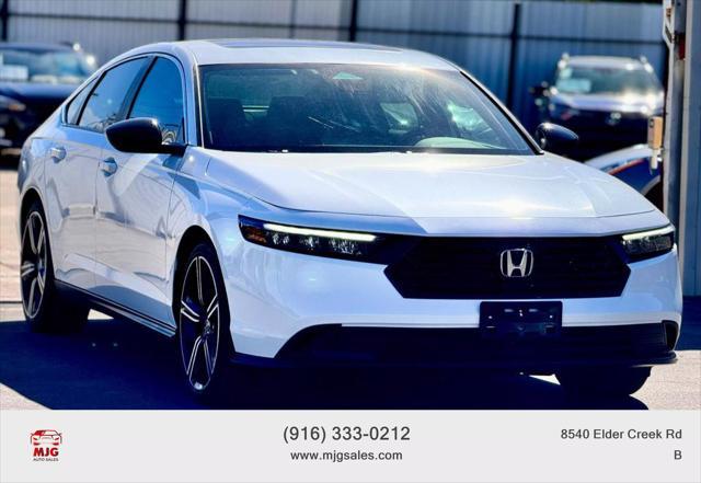 used 2023 Honda Accord Hybrid car, priced at $25,650