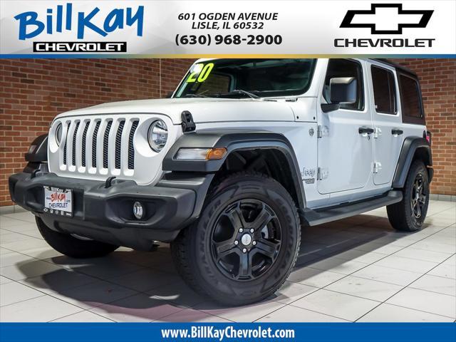 used 2020 Jeep Wrangler Unlimited car, priced at $27,499