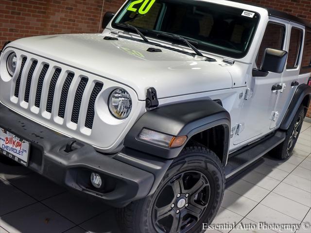 used 2020 Jeep Wrangler Unlimited car, priced at $27,194