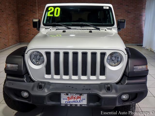 used 2020 Jeep Wrangler Unlimited car, priced at $27,194